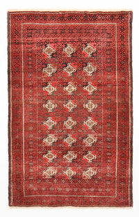 Alfombra Belutsch - 150 x 99 cm - rojo