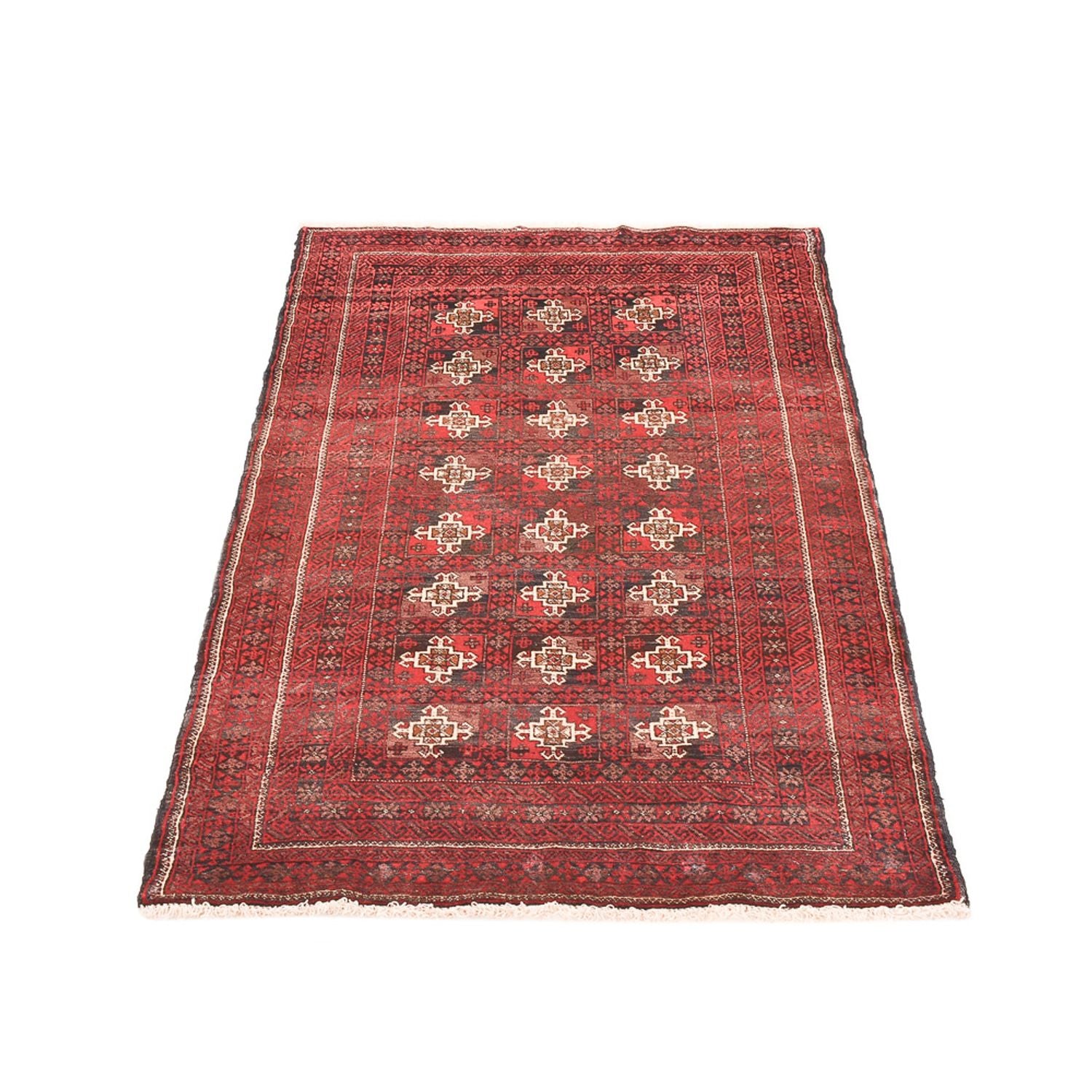 Alfombra Belutsch - 150 x 99 cm - rojo