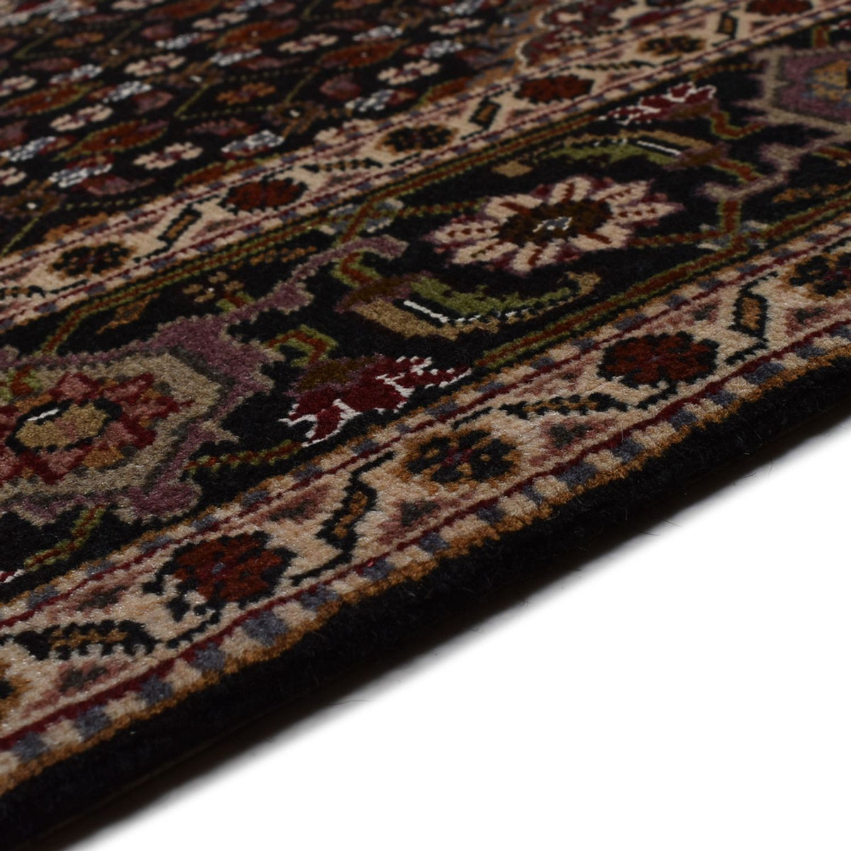 Alfombra Persa - Tabriz - Real - 196 x 148 cm - marrón oscuro