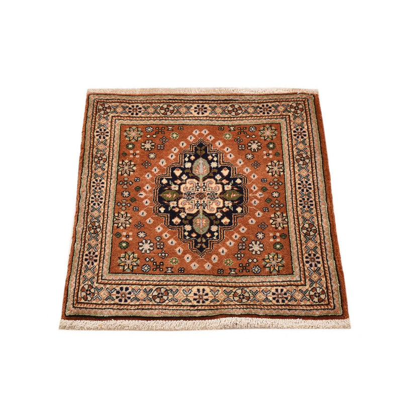 Alfombra Gabbeh - Persa Kashkuli - 61 x 54 cm - rojo claro