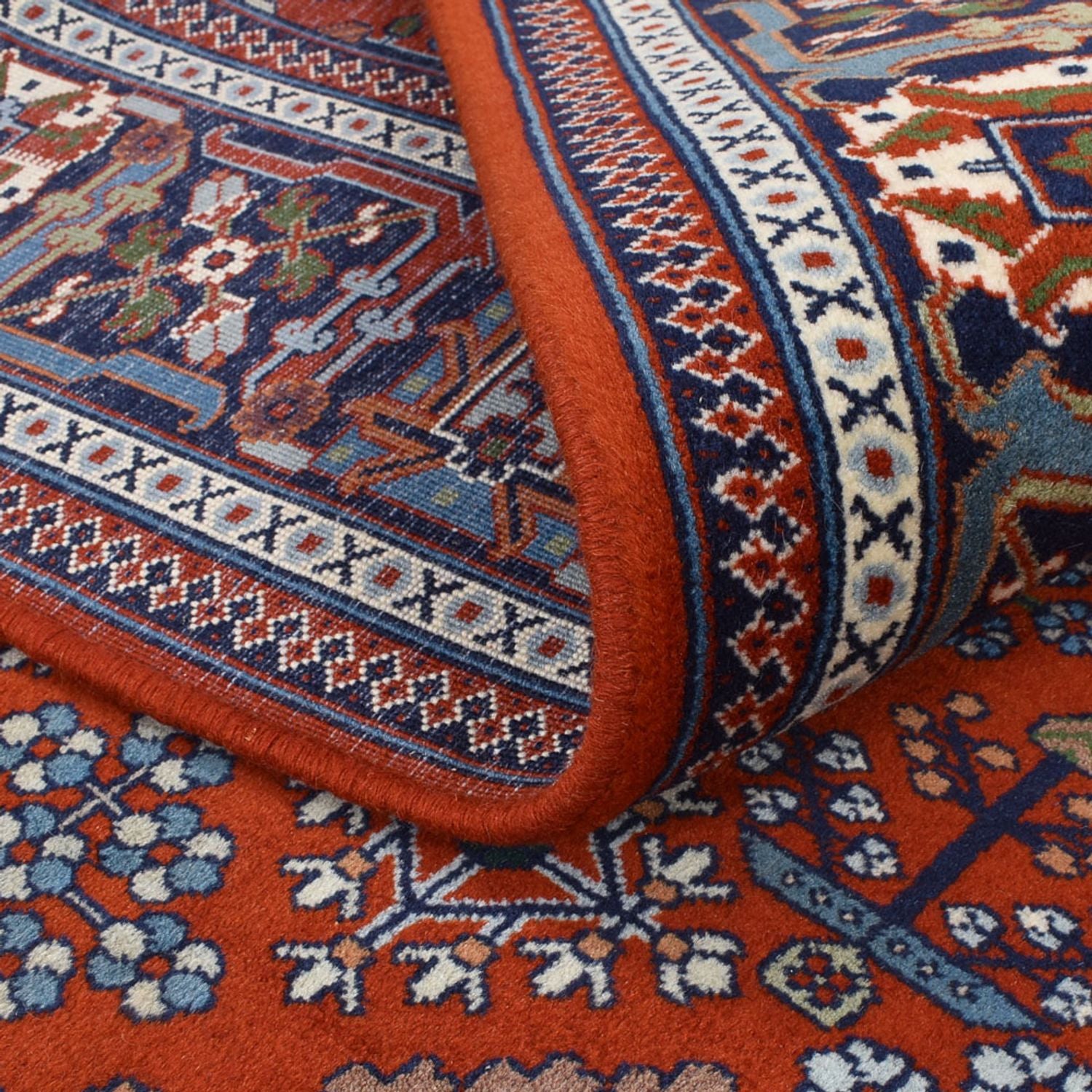 Alfombra persa - Nómada - 242 x 170 cm - óxido