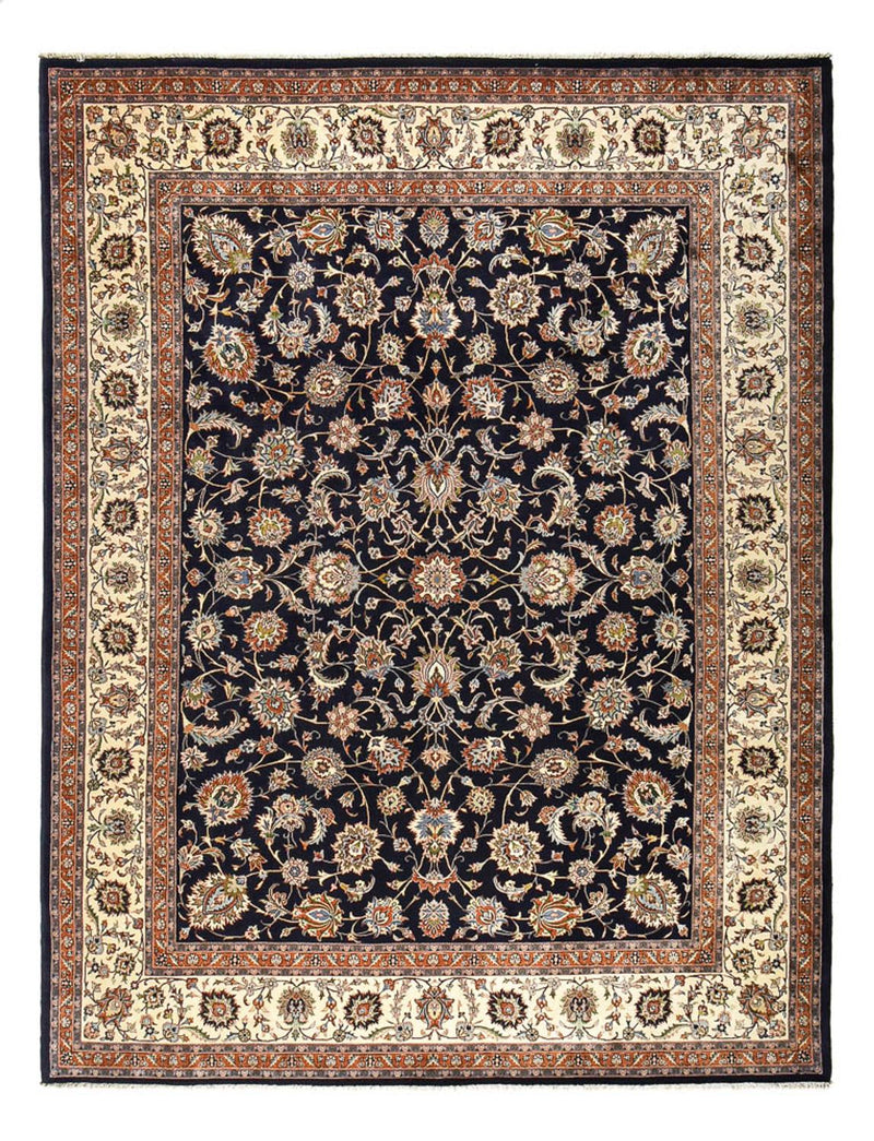 Alfombra persa - Clásica - Real - 396 x 296 cm - azul oscuro