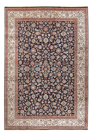 Alfombra persa - Clásica - 588 x 400 cm - azul oscuro
