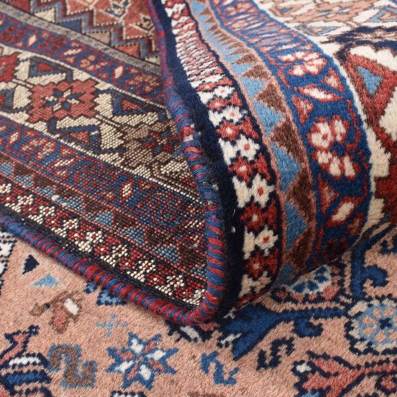 Alfombra persa - Nómada cuadrado  - 203 x 193 cm - rojo claro