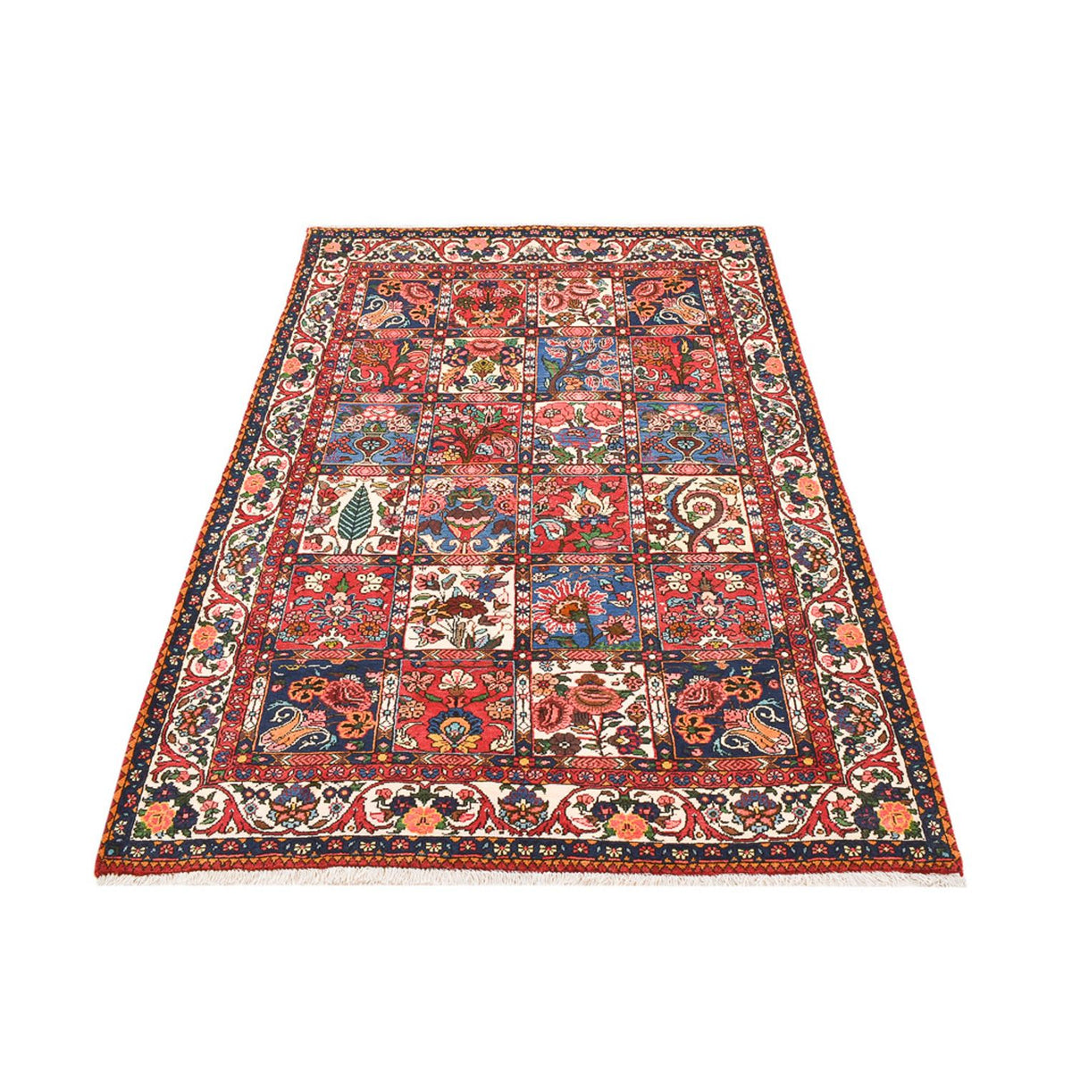 Alfombra persa - Nómada - 200 x 136 cm - multicolor