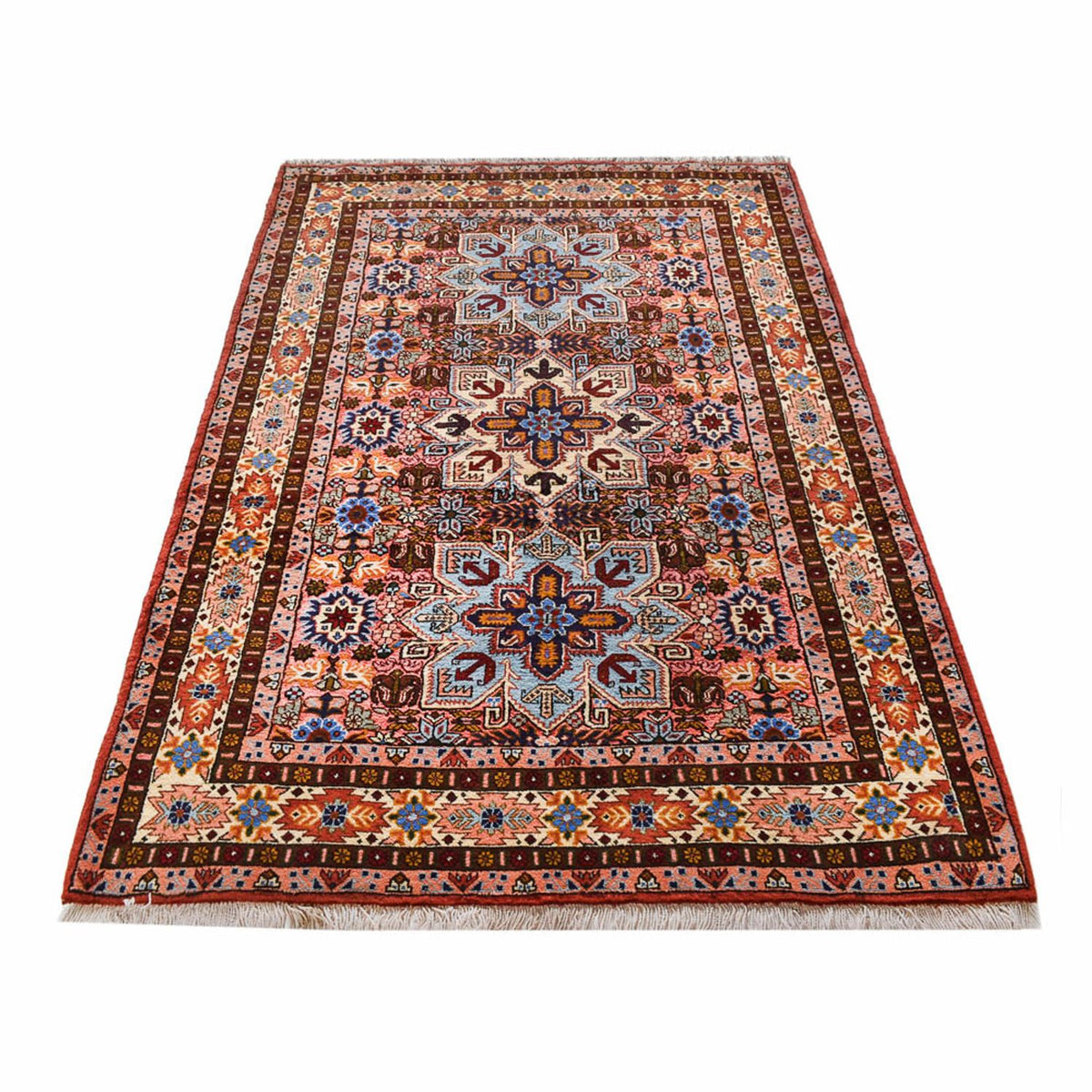 Alfombra persa - Bidjar - 207 x 132 cm - multicolor