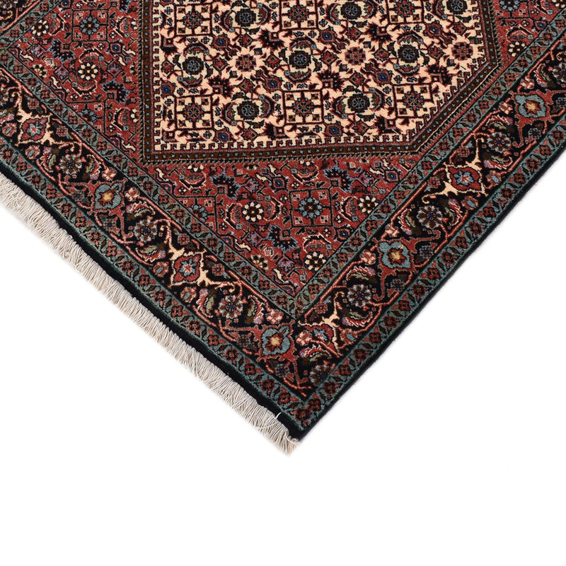Alfombra de pasillo Alfombra persa - Bidjar - 400 x 83 cm - rojo claro