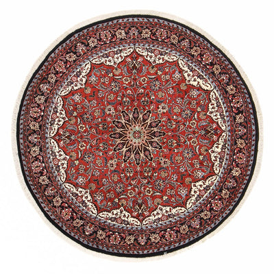 Alfombra persa - Bidjar redondo  - 150 x 150 cm - rojo
