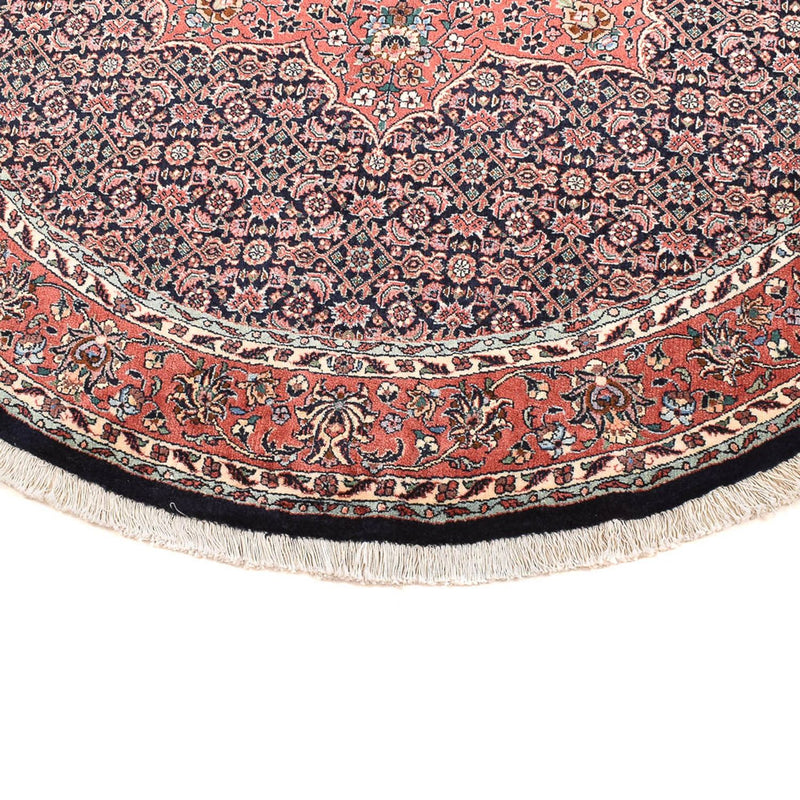 Alfombra persa - Bidjar redondo  - 155 x 155 cm - rojo oscuro