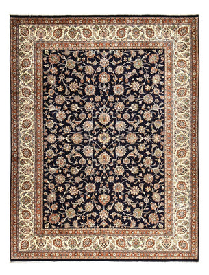 Alfombra persa - Clásica - Real - 389 x 300 cm - azul oscuro