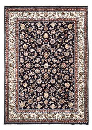 Alfombra persa - Clásica - Real - 346 x 246 cm - azul oscuro