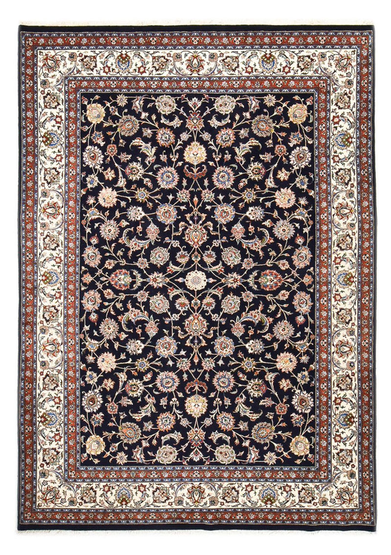 Alfombra persa - Clásica - Real - 346 x 246 cm - azul oscuro