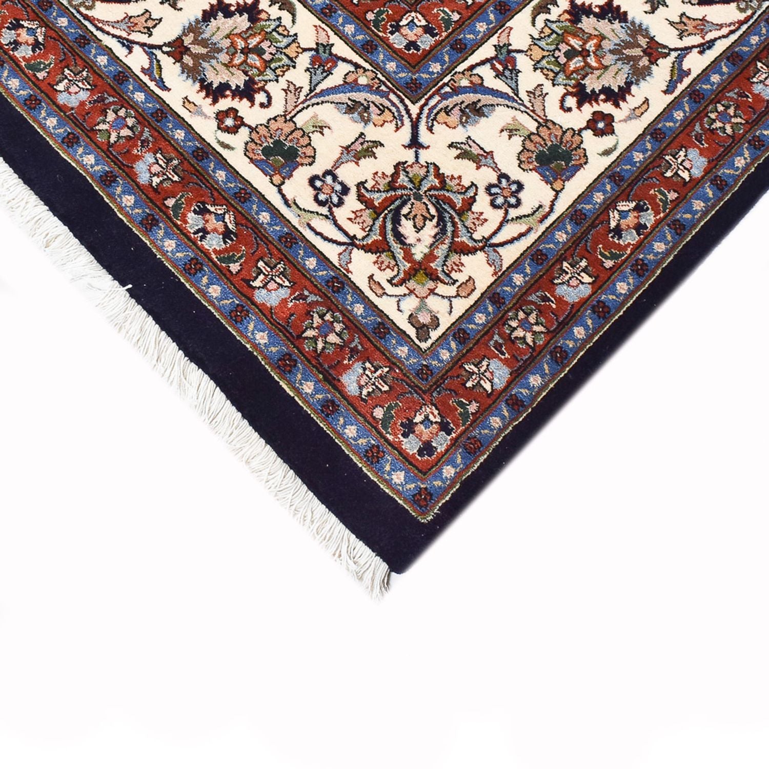 Alfombra persa - Clásica - Real - 346 x 246 cm - azul oscuro