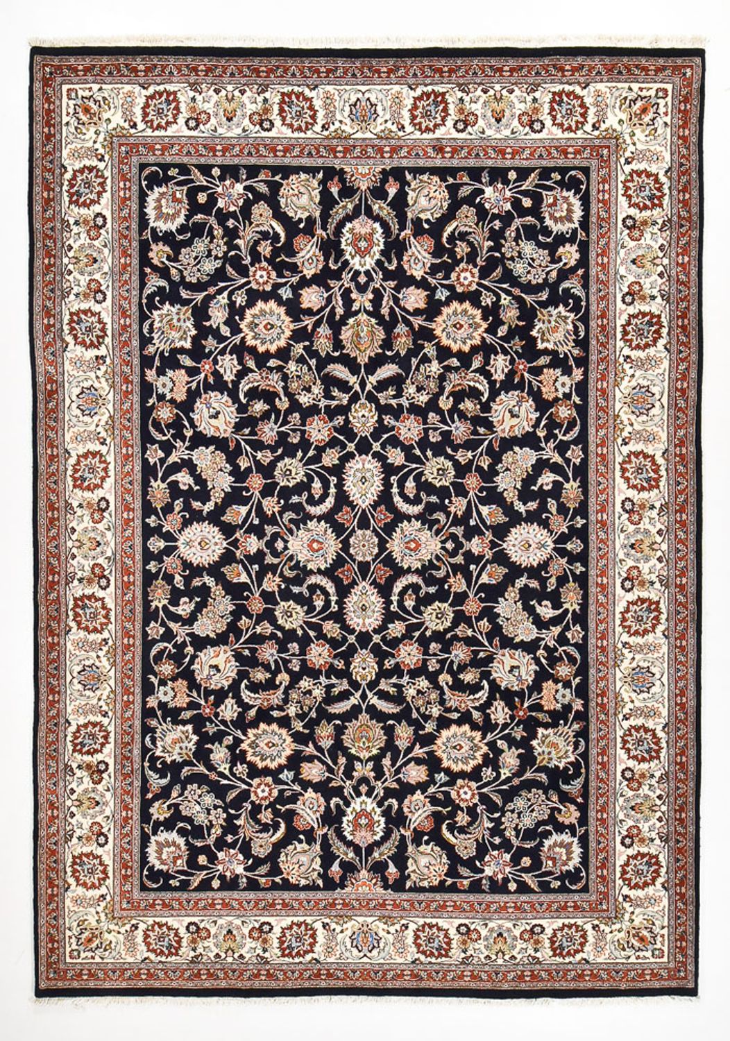 Alfombra persa - Clásica - Real - 350 x 248 cm - azul oscuro