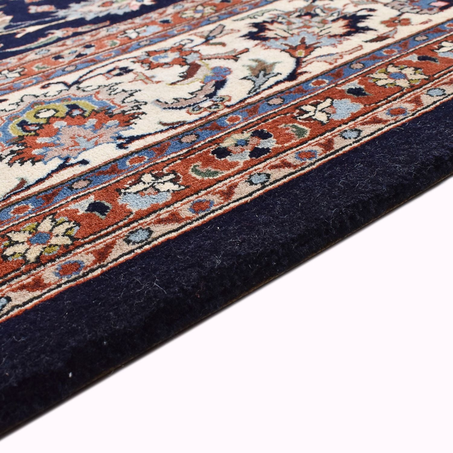 Alfombra persa - Clásica - Real - 345 x 252 cm - azul oscuro