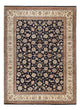 Alfombra persa - Clásica - Real - 400 x 298 cm - azul oscuro