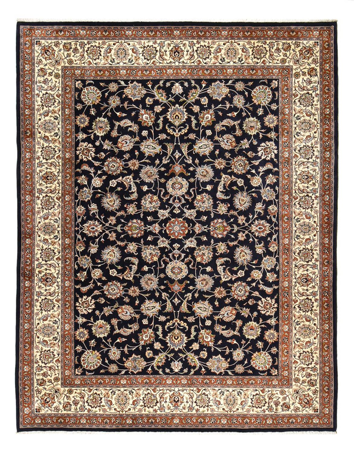 Alfombra persa - Clásica - Real - 398 x 305 cm - azul oscuro