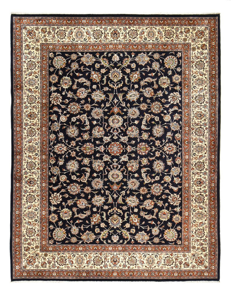 Alfombra persa - Clásica - Real - 398 x 305 cm - azul oscuro
