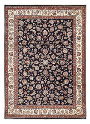 Alfombra persa - Clásica - Real - 347 x 248 cm - azul oscuro