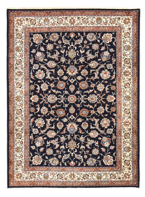 Alfombra persa - Clásica - Real - 343 x 255 cm - azul oscuro