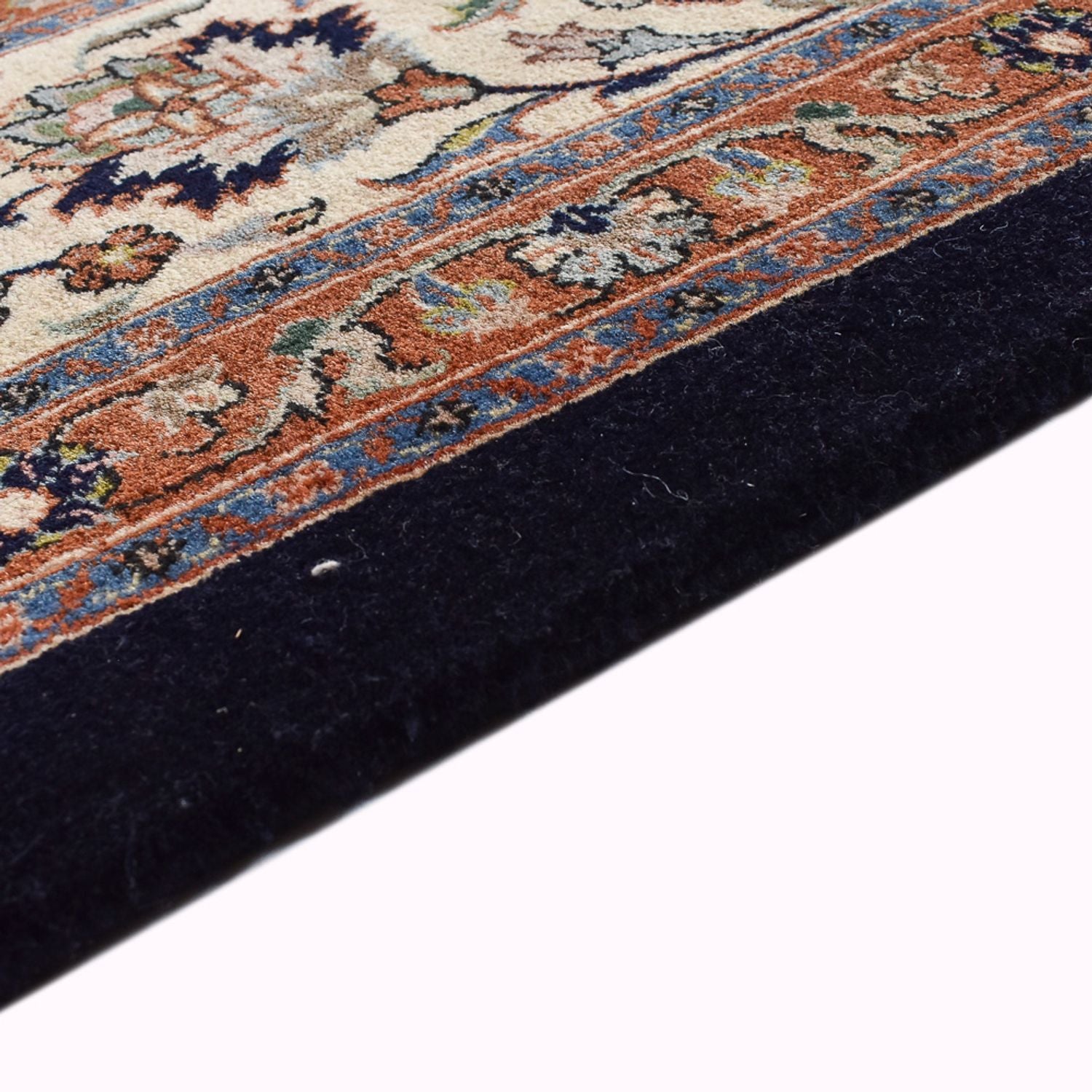 Alfombra persa - Clásica - Real - 343 x 255 cm - azul oscuro