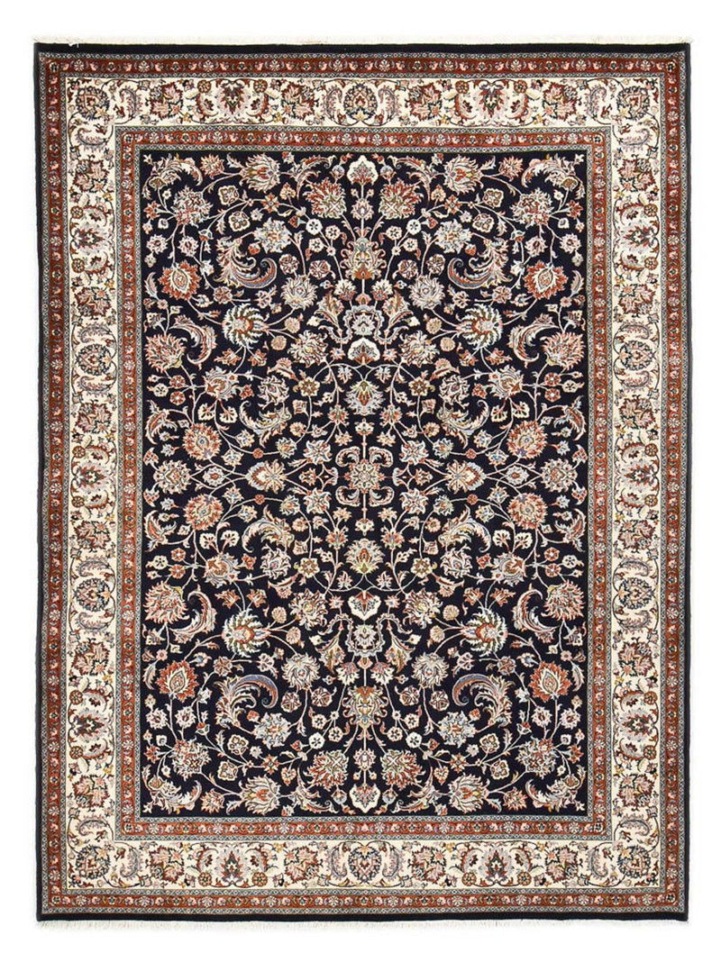 Alfombra persa - Clásica - Real - 332 x 249 cm - azul oscuro