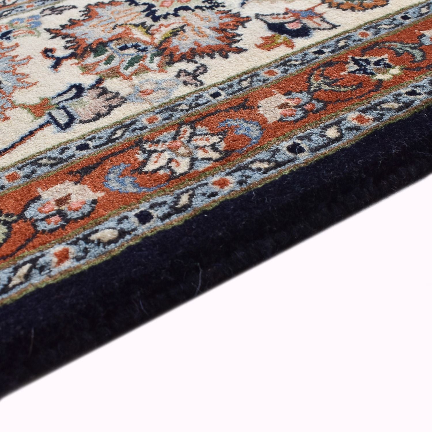 Alfombra persa - Clásica - Real - 332 x 249 cm - azul oscuro