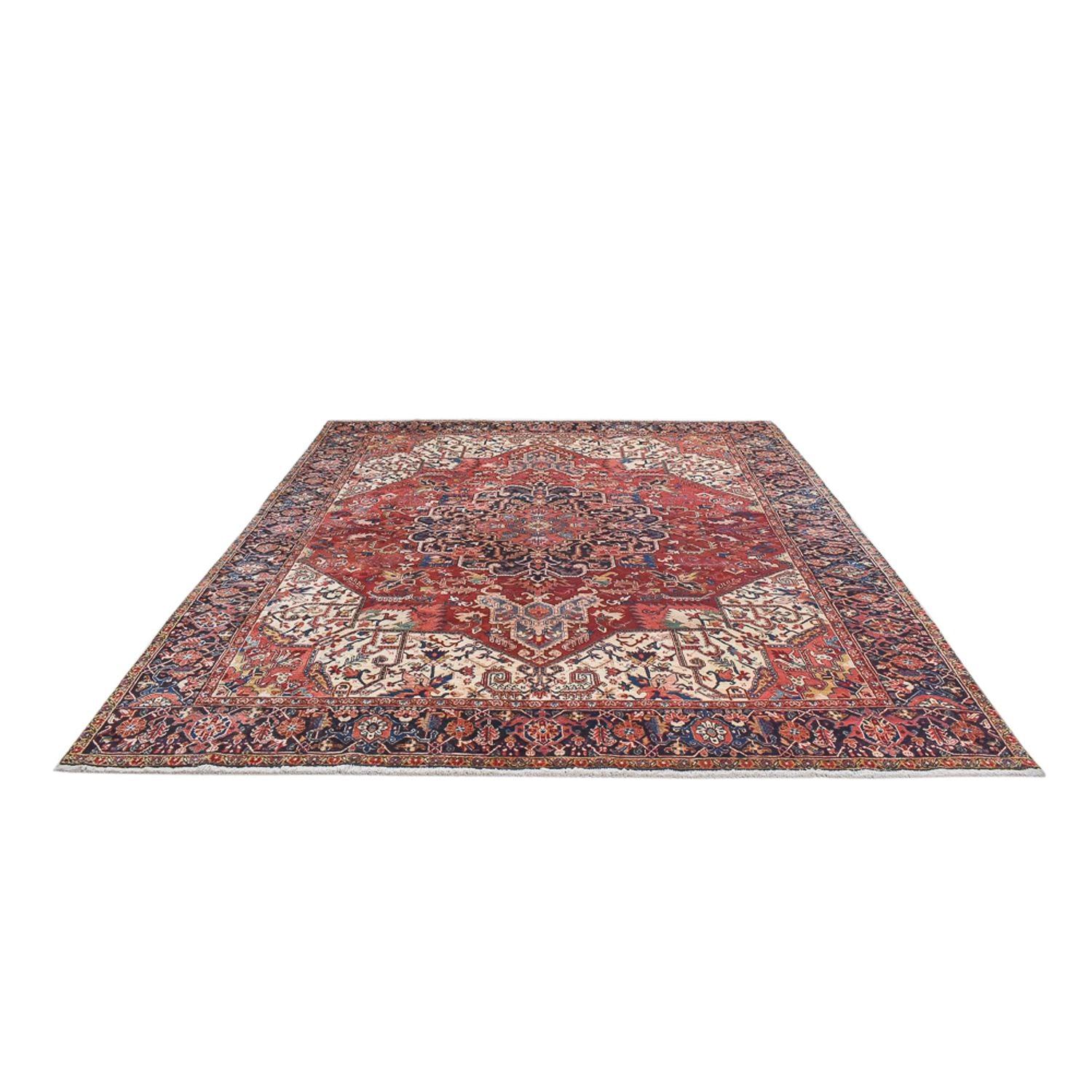Alfombra persa - Nómada forma especial  - 368 x 302 cm - rojo