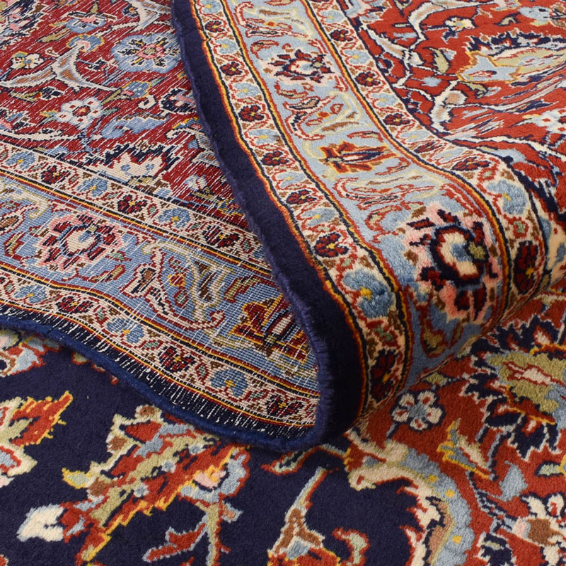 Alfombra persa - Keshan - 424 x 308 cm - azul oscuro