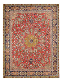 Alfombra Persa - Tabriz - Real - 345 x 261 cm - rojo