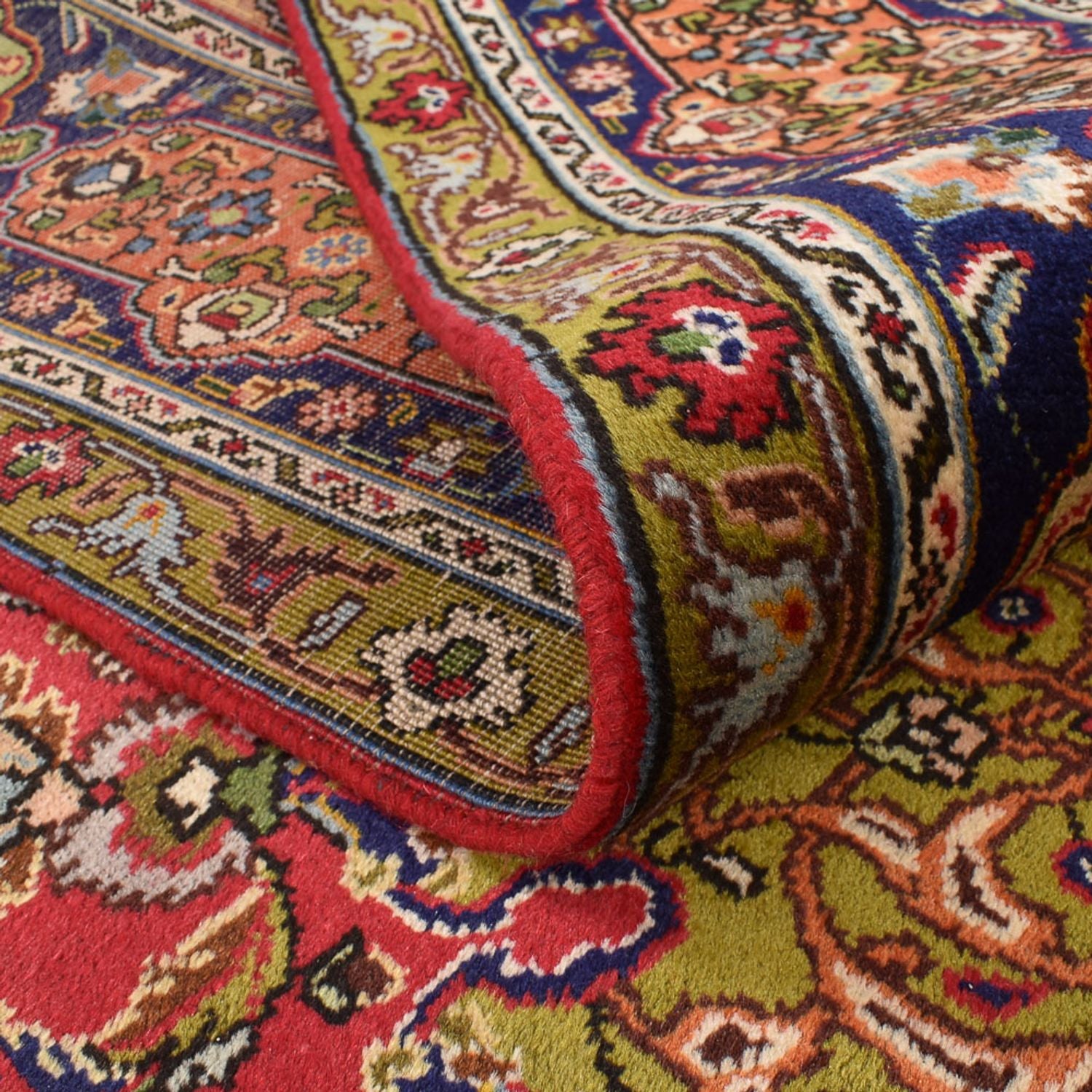 Alfombra Persa - Tabriz - Real - 345 x 261 cm - rojo