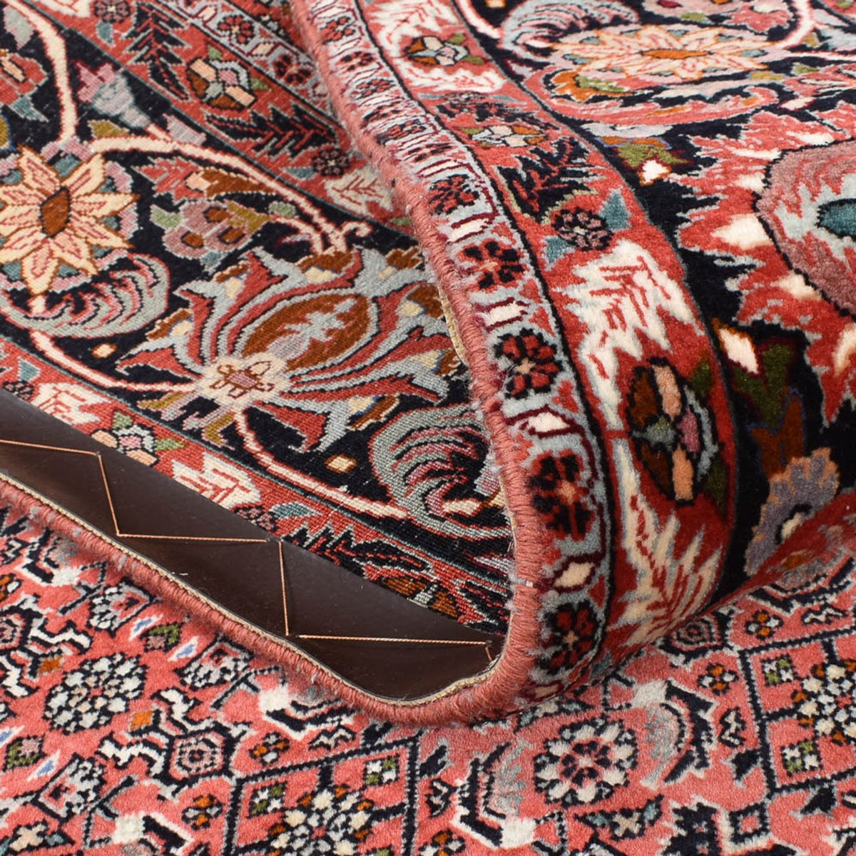 Alfombra persa - Bidjar - 250 x 200 cm - rojo oscuro