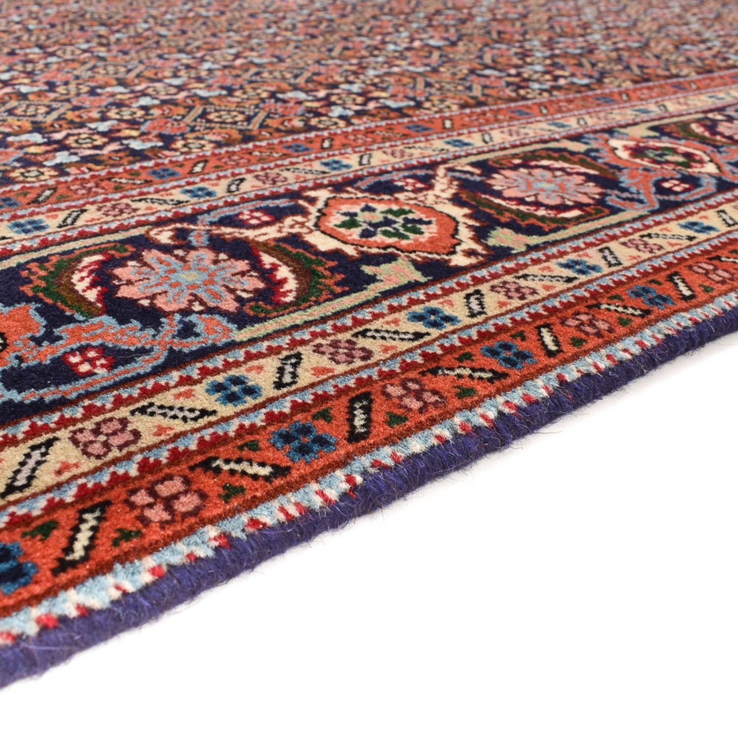 Alfombra persa - Nómada - 280 x 199 cm - rojo burdeos