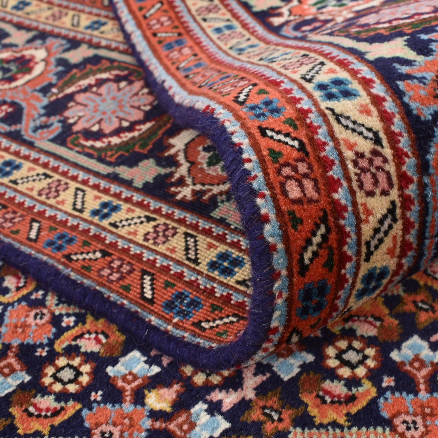 Alfombra persa - Nómada - 280 x 199 cm - rojo burdeos
