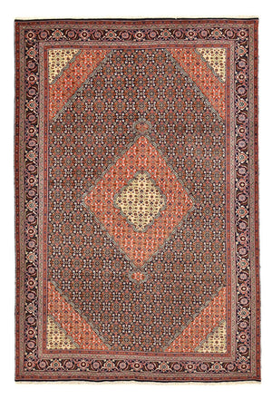 Alfombra persa - Nómada - 288 x 200 cm - rojo burdeos