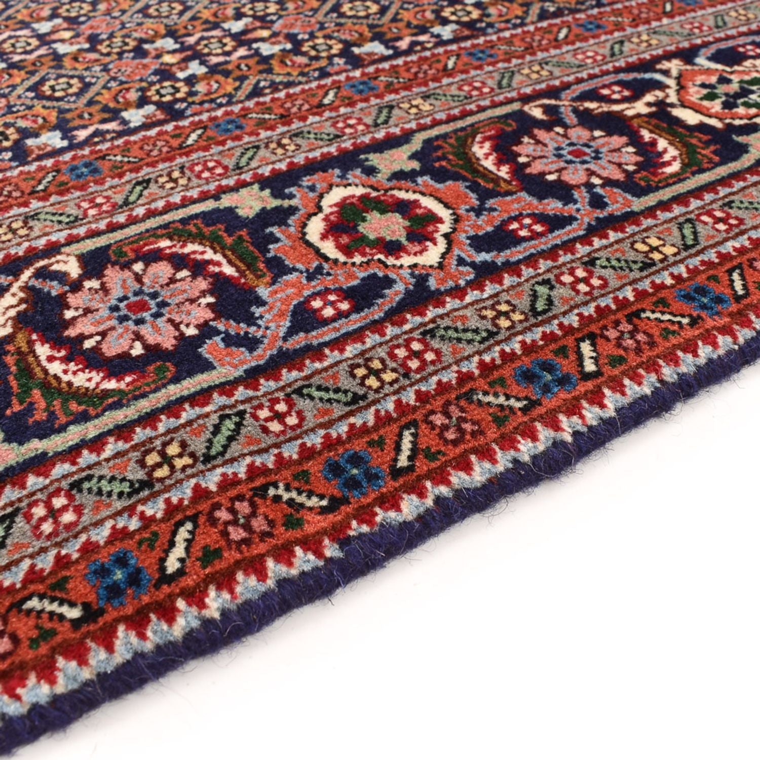 Alfombra persa - Nómada - 288 x 200 cm - rojo burdeos