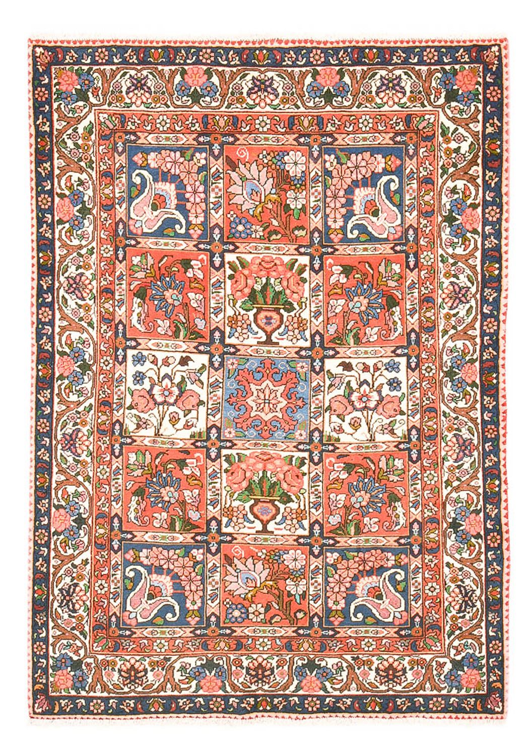 Alfombra persa - Nómada - 191 x 135 cm - multicolor