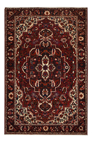 Alfombra persa - Nómada - 313 x 203 cm - rojo oscuro
