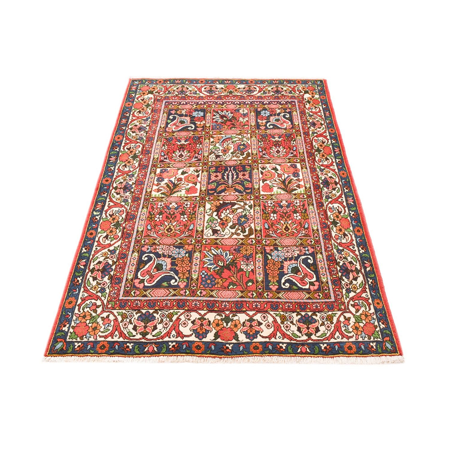 Alfombra persa - Nómada - 193 x 128 cm - multicolor