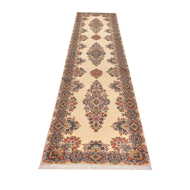 Alfombra de pasillo Alfombra persa - Real - 396 x 90 cm - beige