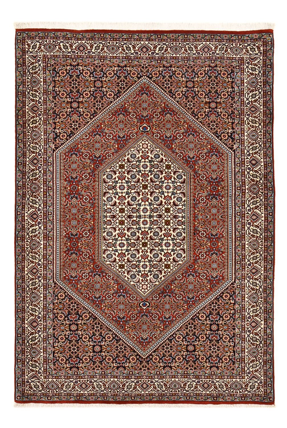 Alfombra persa - Bidjar - 214 x 147 cm - óxido