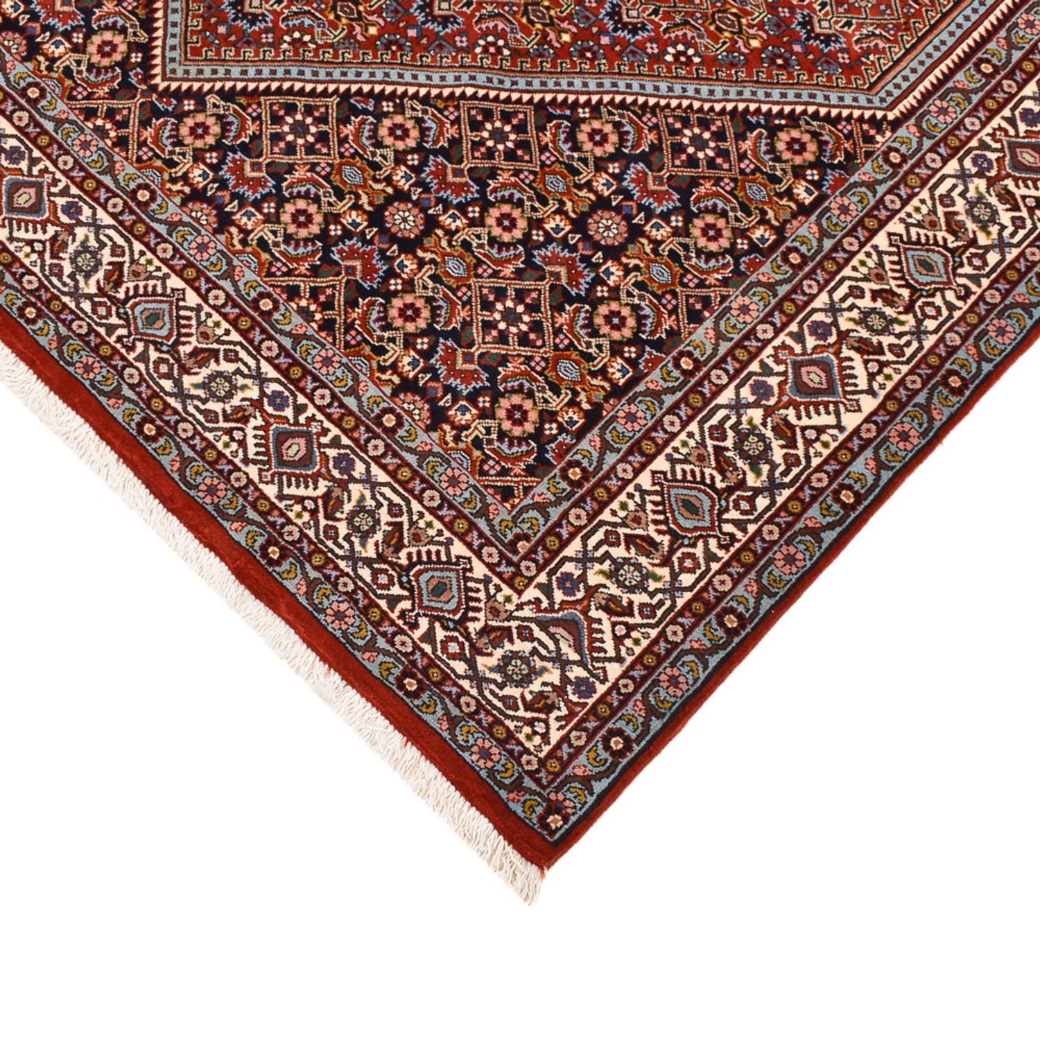 Alfombra persa - Bidjar - 214 x 147 cm - óxido