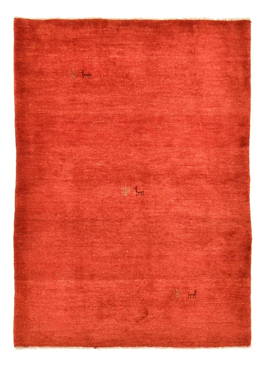 Alfombra Gabbeh - Persa - 177 x 126 cm - rojo