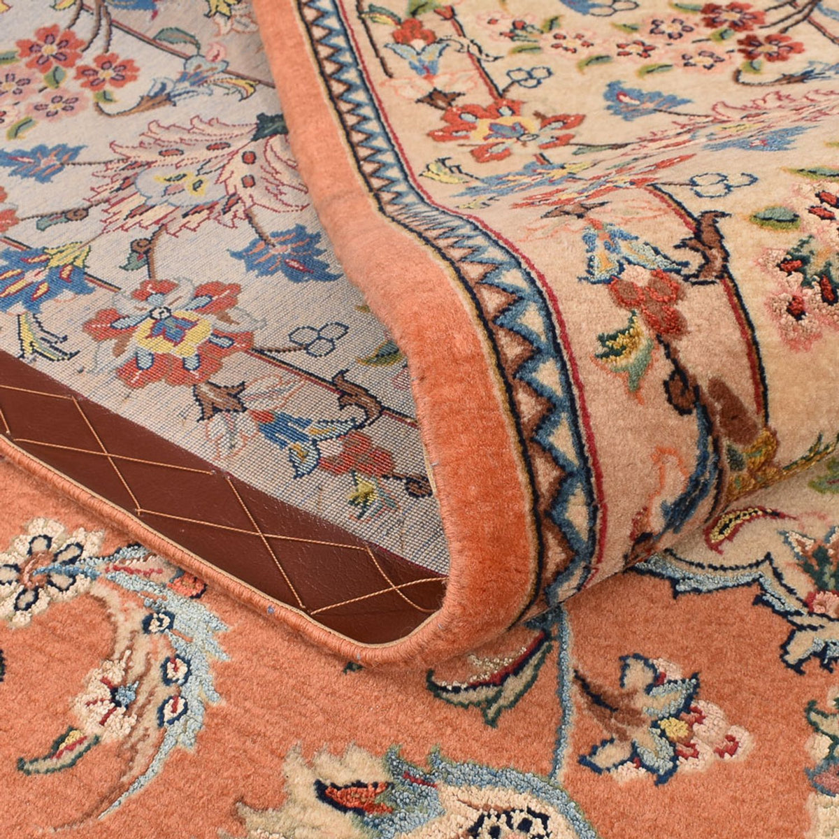 Alfombra Persa - Ghom - Royal - 255 x 201 cm - terracota