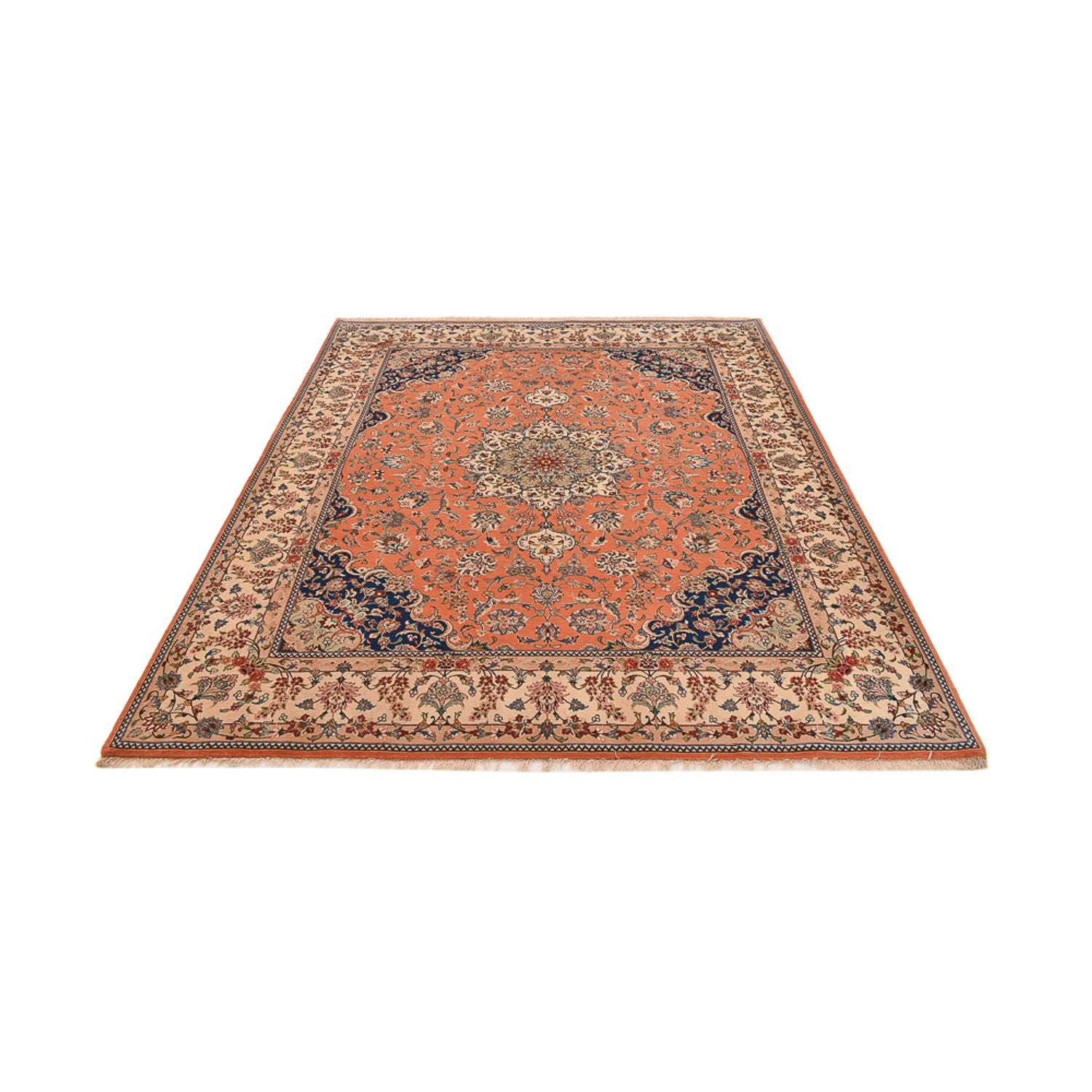 Alfombra Persa - Ghom - Royal - 255 x 201 cm - terracota