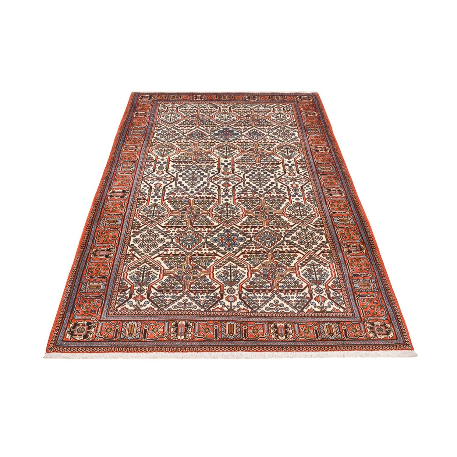 Alfombra persa - Nómada - 258 x 166 cm - crema
