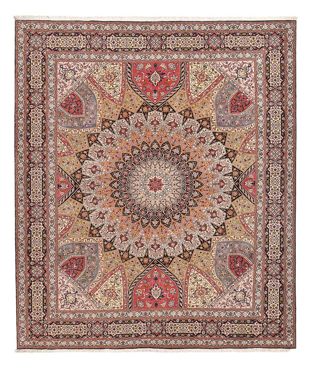 Alfombra Persa - Tabriz - Real - 308 x 257 cm - multicolor