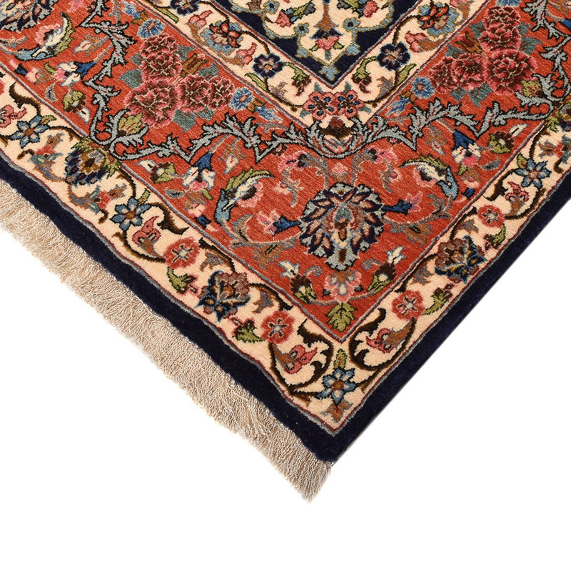 Alfombra Persa - Ghom - Royal - 205 x 137 cm - azul oscuro