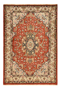 Alfombra Persa - Ghom - Royal - 205 x 138 cm - rojo