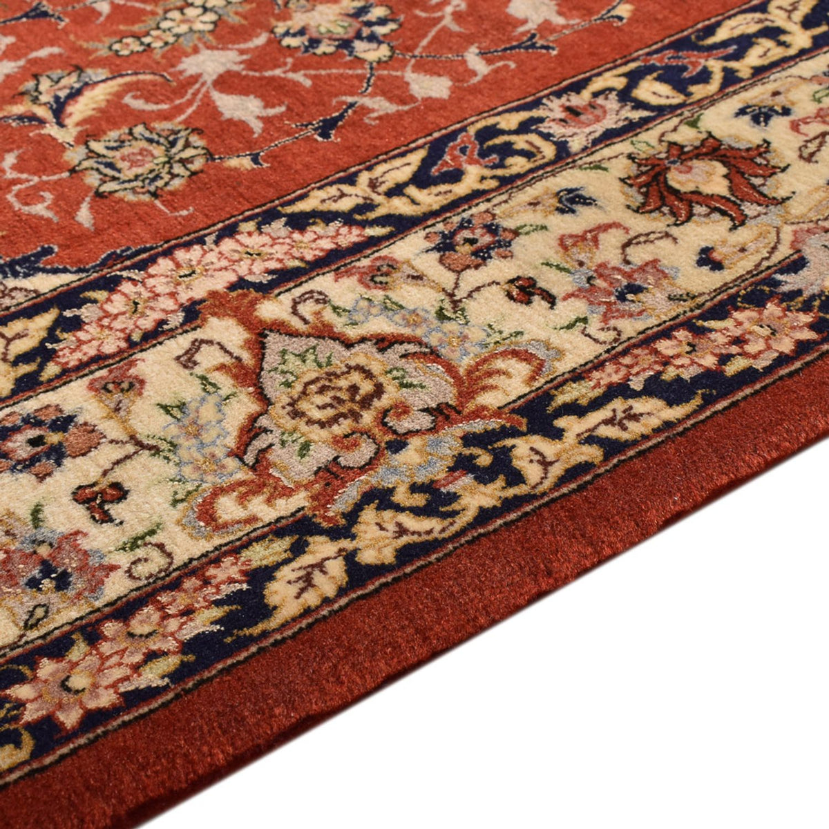 Alfombra Persa - Ghom - Royal - 205 x 138 cm - rojo
